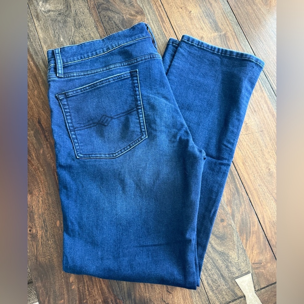 Joseph Abboud Men's Extreme Slim Fit Blue Jeans~36x32 - Picture 2 of 12